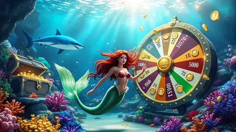 Visual permainan bawah laut untuk kategori tembak ikan TEMPUR99